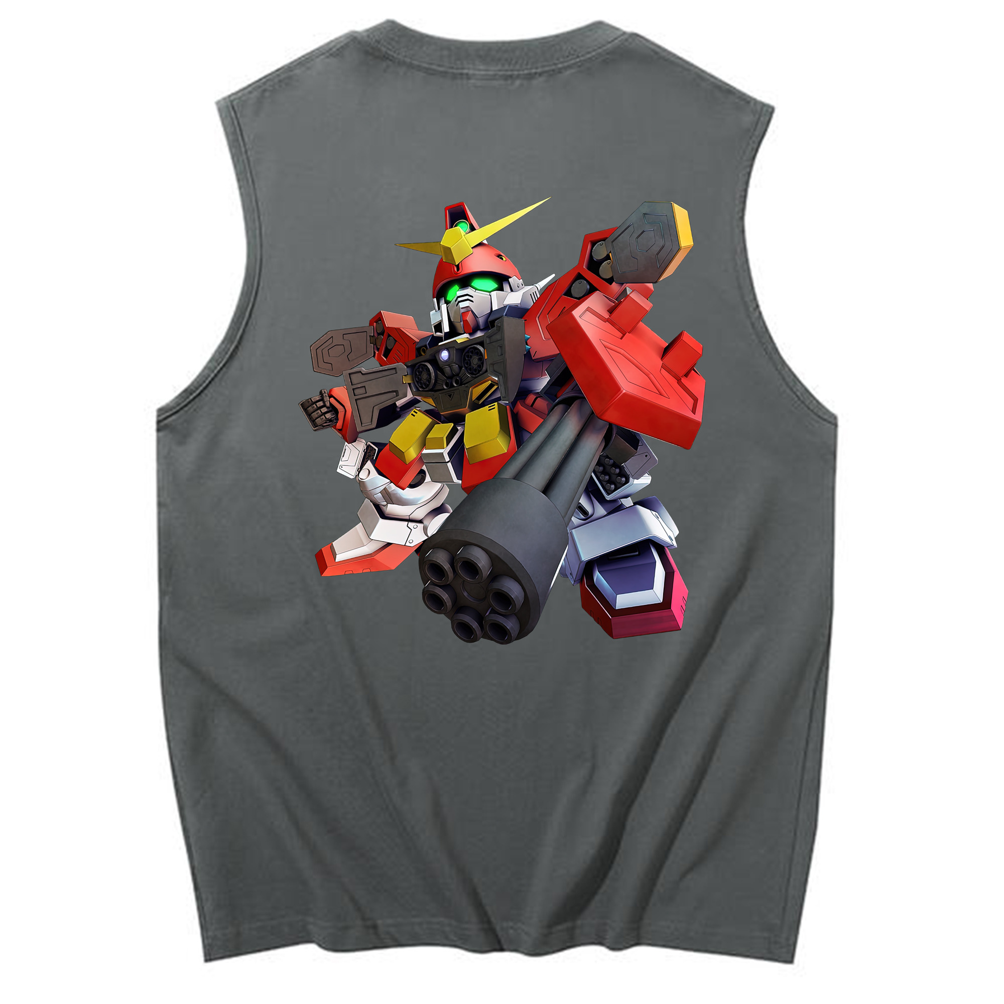 （画像用） 機動戦士ガンダム Mobile Suit Gundam コットン100％タンクトップ（背面プリント）